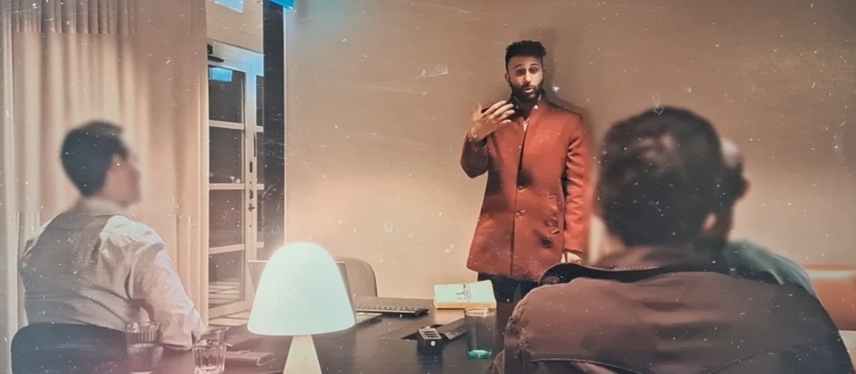 Dave speaking to an audience during a workshop.